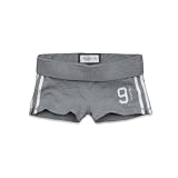 4189qNXcgML. SL160  Abercombie Skyler Light Heather Grey Shorts (Small)