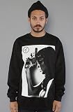 T.I.T.S. (Two In The Shirt) The Criminal Minded Crewneck Sweatshirt in Black,Sweatshirts for Men, Extra Large,Black