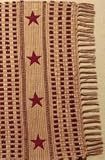Vintage Star Wine Woven Rug