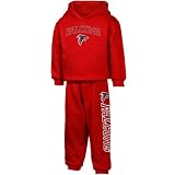 NFL Reebok Atlanta Falcons Toddler Red Fleece Hoody Sweat Set (2T)