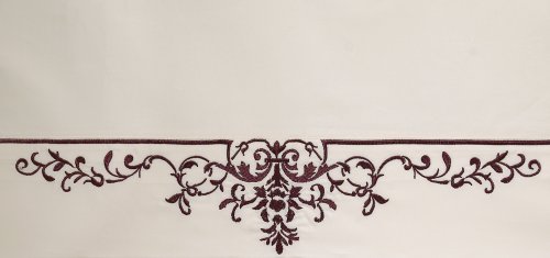 Ma Maison Cordelia 500-Thread Count 6-Piece Full Sheet Set, Ivory