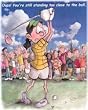 Set of 4 - Card-Oops! You'Re Still Stand - Golf Card