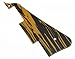 KAISH Tawny Stripe LP Guitar Pickguard Scratch Plate Fits for Epiphone Les Paul