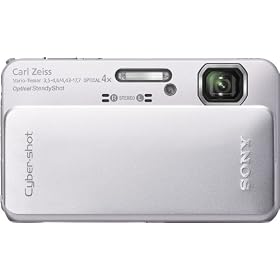Sony - DSC-TX10S - Appareil photo num�rique - 16 Mpix - Panorama 3D - �tanche 5 m - Argent