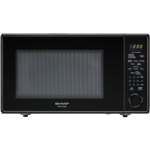 Sharp Electronics R559YK 1.8 CUFT 1100W Black Full Size Countertop