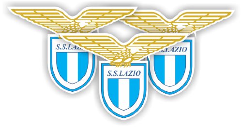 (3) SS Lazio Football Soccer Vinyl car bumper sticker 4