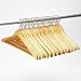 Natural Wood Hangers - 30-pk.