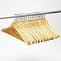 Natural Wood Hangers - 30-pk.