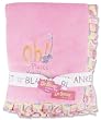 Trend Lab Dr. Seuss Ruffle Trim Receiving Blanket, Oh! the Places You'll Go! Pink Trend Lab Dr. Seuss Ruffle Trim Receiving Blanket, Oh! the Places You'll Go! Pink