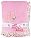 Trend Lab Dr. Seuss Ruffle Trim Receiving Blanket, Oh! the Places You'll Go! Pink