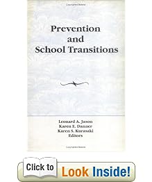 Prevention and School Transitions (Prevention in Human Services)
