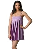 Sweetees Dress - Purple Pleated Spaghetti Strap Dresses Women - Tunics Tops