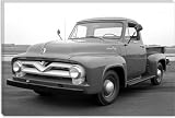 1953 Ford F-100 Truck Photographic Canvas Giclee Art Print #3516 19"x13" (1.5" Deep)