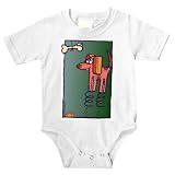 Onesie with bone, animal, dog