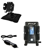 Sandisk Sansa c240 1GB Auto Bean Bag Dash Holder with Car Charger - Uses Gomadic TipExchange