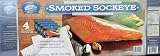 Copper River Wild Alaskan Smoked Sockeye Salmon Fillet 8 Oz x 4 (Pack of 4)