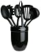 KitchenAid 7-Piece Nylon Tool Set, Black