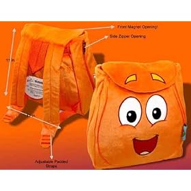 Dora The Explore : Diego Animal Resuer Plush Backpack by Diego