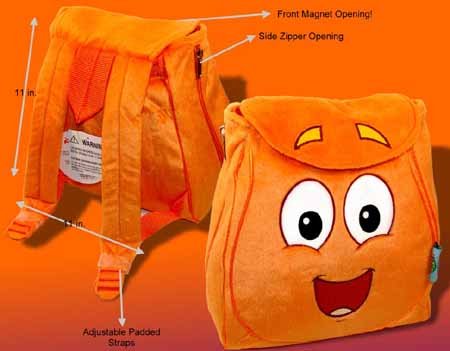 Childrens Toyshop  Toys : Dora The Explore : Diego Animal Resuer Plush Backpack