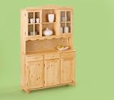 Link 30500020 Vitrine 3-trg. ""Toscana"" natur lackiert