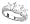 14K White Gold 1 1/3 ctw. Princess Cut Three-Stone Diamond Ring - (I-J;I1-I2) Size 5