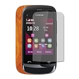 Skinomi TechSkin - Light Wood Film Shield & Screen Protector for Nokia C2-0 ....