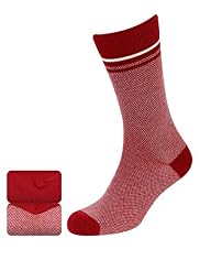 2 Pairs of North Coast Cotton Rich Piqué Socks