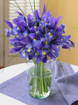 Blue Iris Bouquet