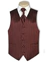 Set Weste + Plastron + Einstecktuch