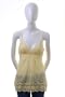 Forever 21 Eyelet Empire Babydoll Cami Top M