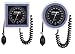 Big Ben are especially large and sturdy devices which will effortlessly master tough everyday situations in physicians? practices and hospitals. Whether desk, wall, floor or anesthesia models, round or square, the attractive design in a top-quality finish provides a pleasant atmosphere for doctors and patients in all surroundings. The Big Ben wall models keep the "flag flying" in hectic everyday clinical situations. With an extremely stable wall mounting made of glass-fibre reinforced plastic and an exceptionally sturdy casing made of ABS plastic. Total swivel radius 130°, i.e. 65° to the left and 65° to the right. Includes screws and wallplugs. Simple conversion into the big ben anaesthesia model with the help of a universal clamp. Riester also offers a large selection of different cuff sizes. Generously dimensioned and high-contrast layout for optimum readability; reading up to 300 mm Hg Spacious basket on the reverse side for tubes and extra cuffs Latex Free bulb and cuff Non-wearing air-release valve with fine adjustment Micro-filter to protect the release valve and measurement system Specially hardened copper-beryllium membrane, which is resistant to aging, can withstand pressures of up to maximum 600 mm Hg Precision mechanism mounted on a special support, in order to ensure complete stability of the measuring system and the zero-point No zero-point fixation required Maximum error tolerance: ± 3 mm Hg Round Face, Latex Free, 11-775DNL Square Face, Latex Free, 11-665DNL