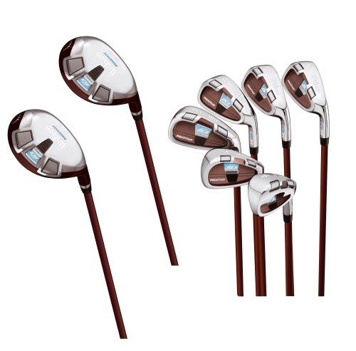 Wilson Damen Eisen Graphite Pro Staff Combo MOI, Hybrid 4&5 ; Eisen6-SW, RH, Ladies (L)