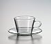 Jenaer Glas Espressotasse mit Untertasse
