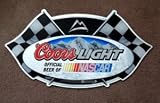 COORS LIGHT OFFICIAL BEER OF NASCAR REFLECTIVE PLAQUE