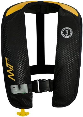 Mustang Survival MIT Automatic Inflatable Personal Flotation Device, Yellow/Black