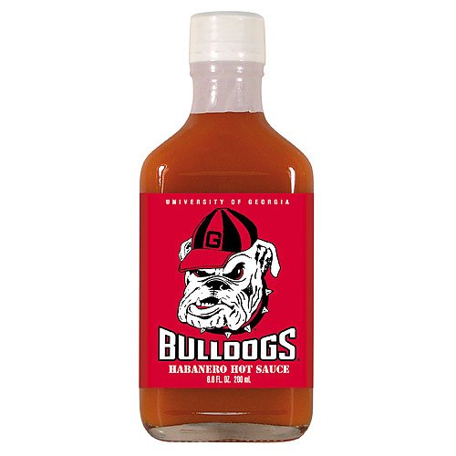 Georgia Bulldogs NCAA Hot Sauce - 6.6oz flask by Hot Sauce Harry