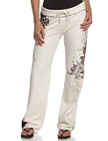 Lucky Brand Women's Tattoo Cut-Out Sweatpants,Turtledove,Medium