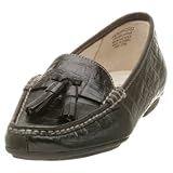 AK Anne Klein Women's Rufford,Black Leather,5 M