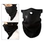 niceEshop(TM) Neoprene Thermal Fleece Half Face Nose Neck Ski Snowboard Bike Motorcycle Mask Warm-Black +Free niceEshop Cable Tie