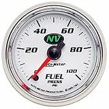 Auto Meter 7363 NV Full Sweep Electric Fuel Pressure Gauge