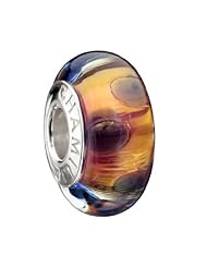 Authentic Chamilia Murano Charm 24K Gold Collection "Majestic Gold" 2116-0072