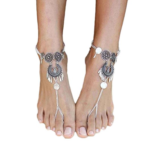 Baishitop 1PC Fashion Women Girl Bohemia Beach Barefoot Foot Jewelry Anklet Chain Chain Jewelry