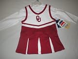 Oklahoma Sooners Baby / Infant 12-24 mos Cheerleader Dress