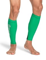 SKINS Unisex Essentials Compression MX Calf Tights, Green/Black, X-Small

