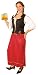 Luxe 87194 Damen-Kostüm Markttenderin, Einheitsgröße -Dirndl-Marktfrau-