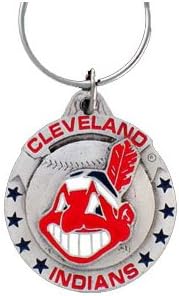 Cleveland Indians Pewter Keychain