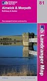 Alnwick and Morpeth, Rothbury and Amble (Landranger Maps) (Landranger Maps)