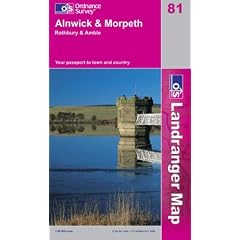 Alnwick and Morpeth, Rothbury and Amble (Landranger Maps) (Landranger Maps)