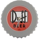 Review Wesco  / The Simpson's - Duff Beer Bottle Top Wall Clock