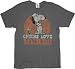 Junk Food Peanuts Snoopy Chicks Love Nerds Charcoal T-Shirt Tee